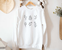 Load image into Gallery viewer, Floral Unisex Fleece Pullover