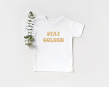 Load image into Gallery viewer, Stay Golden Toddler Tee
